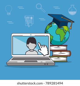 education school university e-learning concept