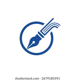 Bildung Schule Vektor abstrakte Logo modernen Stil