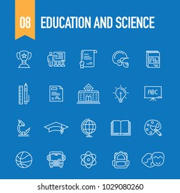 EDUCATION AND SCIENCE CONCEPT