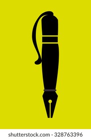 Education and science graphic icon, vector illustration.