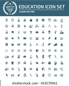 Education and science icon set,vector