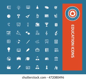 
Education and science icon set,vector