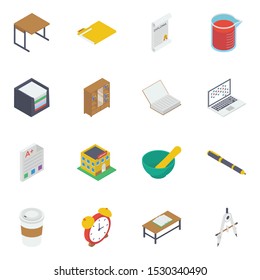 Education and Science Icons Pack
