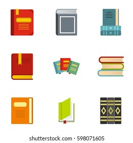 Education and science icons set. Flat illustration of 9 education and science vector icons for web