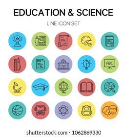 Education Science Line Icon