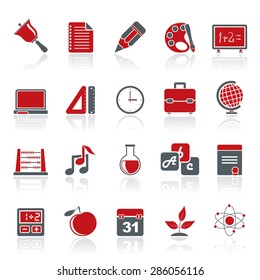 Education, science and studies icons  - vector icon set