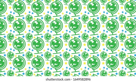 Education Seamless Vector Pattern for printed, fabric design for Womenswear, activewear, kidswear and menswear and Decorative Home Design, Wallpaper Print.