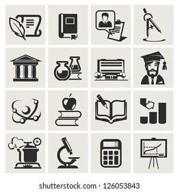 Education. Set of icons.