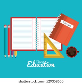 education set line icons