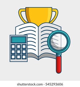 education set line icons