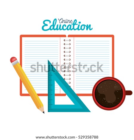 education set line icons