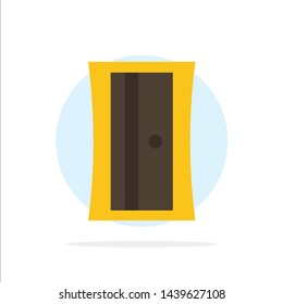 Education, Sharpener, Tool Abstract Circle Background Flat color Icon