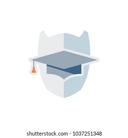 Education Shield Logo Icon Design