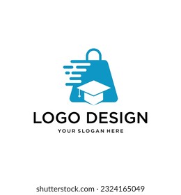 Education Shop Creative Logo Design Vector