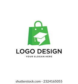 Education Shop Creative Logo Design Vector