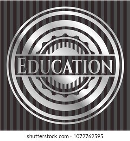  Education silver emblem