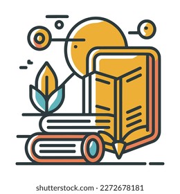 Education. Simple Icon. Vector Illustration.