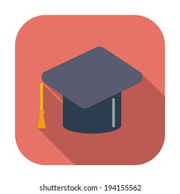 Education. Single flat color icon. Vector illustration.