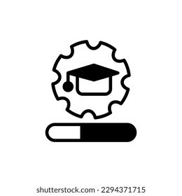 Education Software icon in vector. Illustration