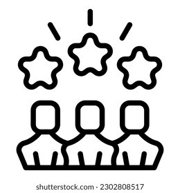 Education staff icon outline vector. Training office. Seminar meeting