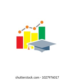 Education Stat Logo Icon Design