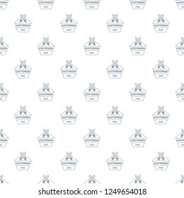 Education stationery pattern vector seamless repeat for any web design