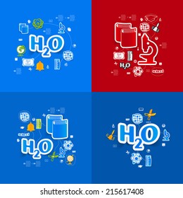 Education sticker infographic