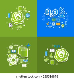 Education sticker infographic