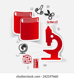 Education sticker infographic