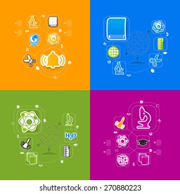 education sticker infographic