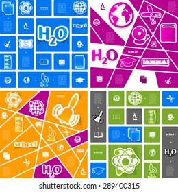 Education sticker infographic