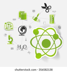 Education sticker infographic