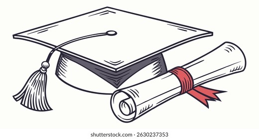 Education and Students Icons - Classic Color Line Series