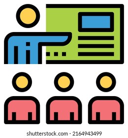 Education Study Online Icon Vector , CLASS ROOM