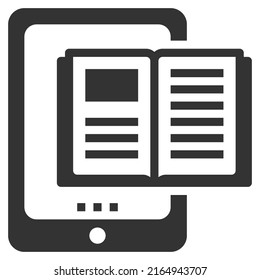 Education Study Online Icon Vector , TABLET LEARNING