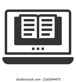 Estudio de educación Vector de iconos en línea , Libro