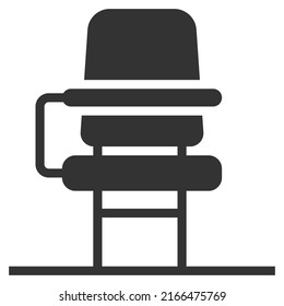 Online-Icon-Vektorgrafik für Bildungsstudien , STUDENT-DESK