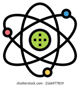Estudio de educación Vector de iconos en línea , CIENCIA
