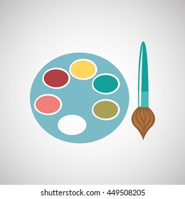 education supplies back to school isolated, vector illustration