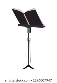 Education symbol book in stand icon isolated