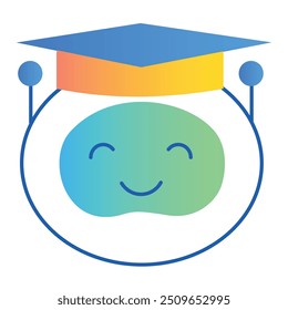 Diseño de íconos de sistema de Educación. Representa Tecnología Educativa, Gestión del Aprendizaje, Herramientas de Aula, Compromiso Estudiantil. Icono de Vector con trazos y Colores editables.