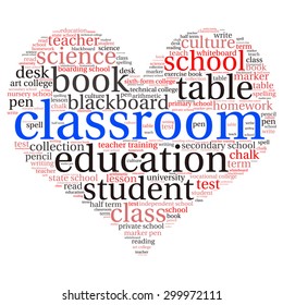 education tag word cloud background