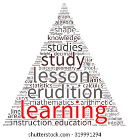 education tag word cloud background