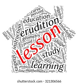 education tag word cloud background