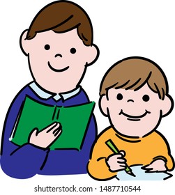 Educación, profesor y alumno, tutor