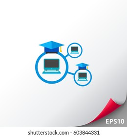 Education technology icon