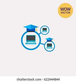 Education technology icon