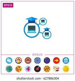 Education technology icon