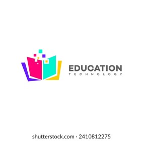 
education technology logo Vector Template