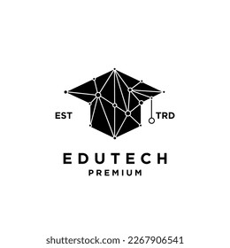 Education Technology template minimalist icon design vector illustration